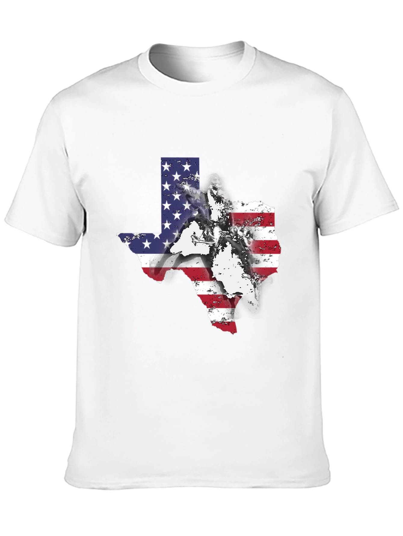 Texas Flag Graphic Tee - Patriotic Style