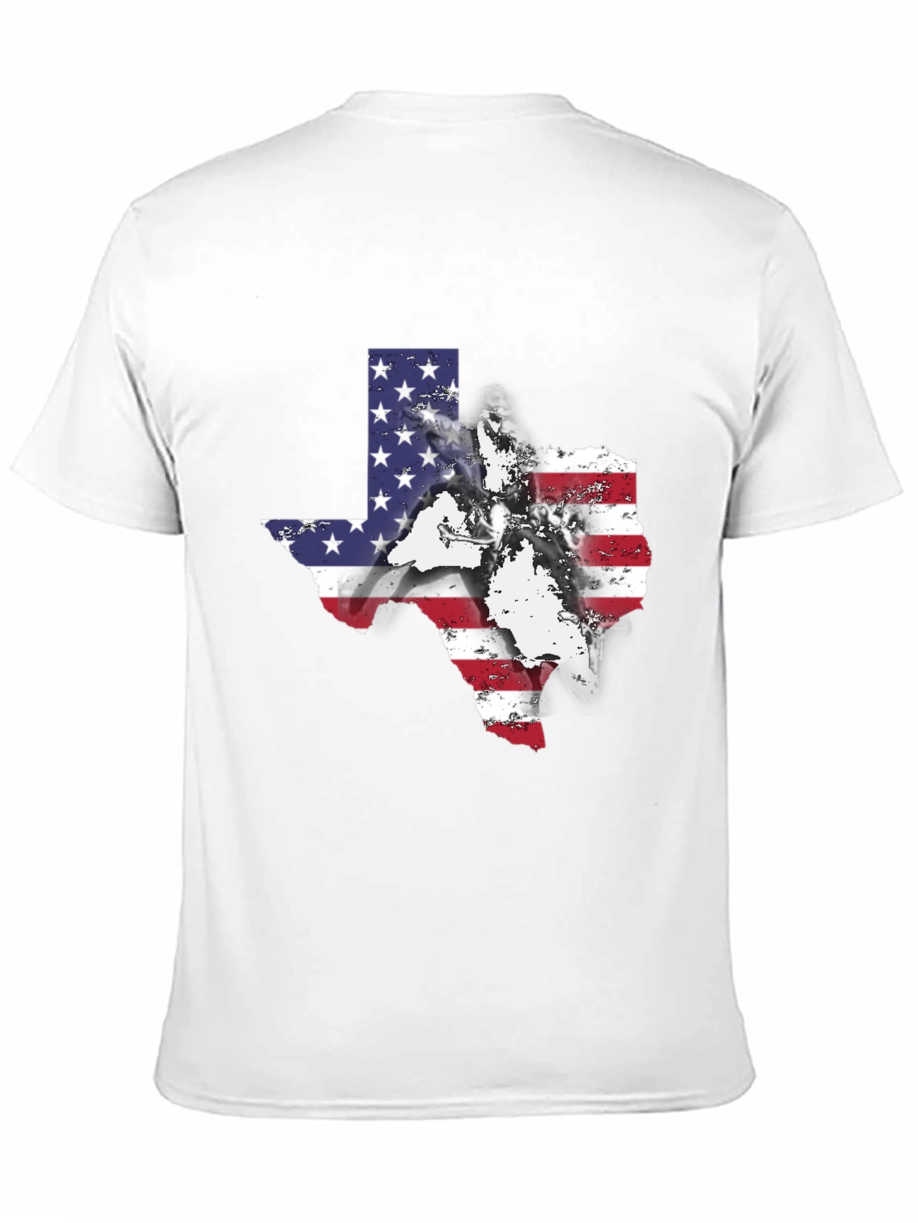 Texas Flag Graphic Tee - Patriotic Style