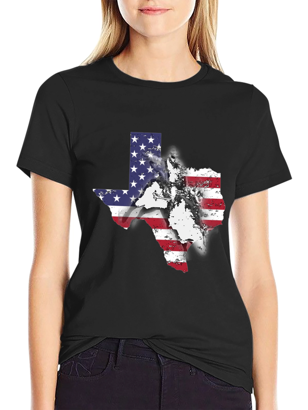 Texas Flag Graphic Tee - Patriotic Style