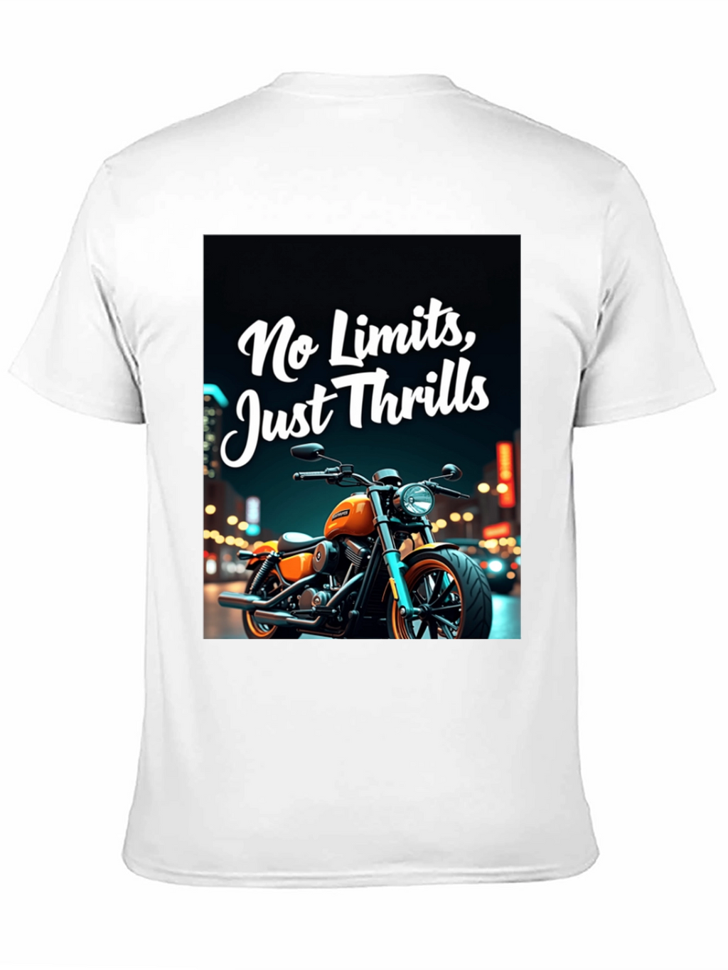 No Limits Thrills Black Graphic Tee