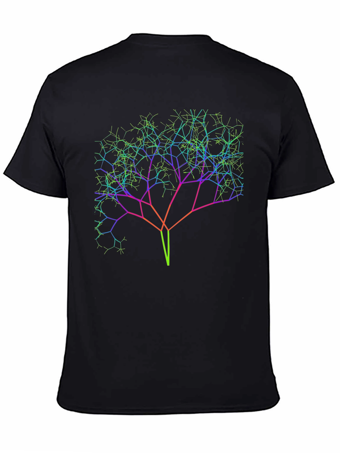 Abstract Tree Line Art Graphic Tee - Unisex