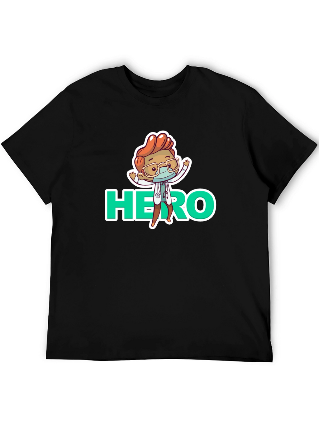 Hero Doctor T-Shirt - Cartoon Graphic Tee