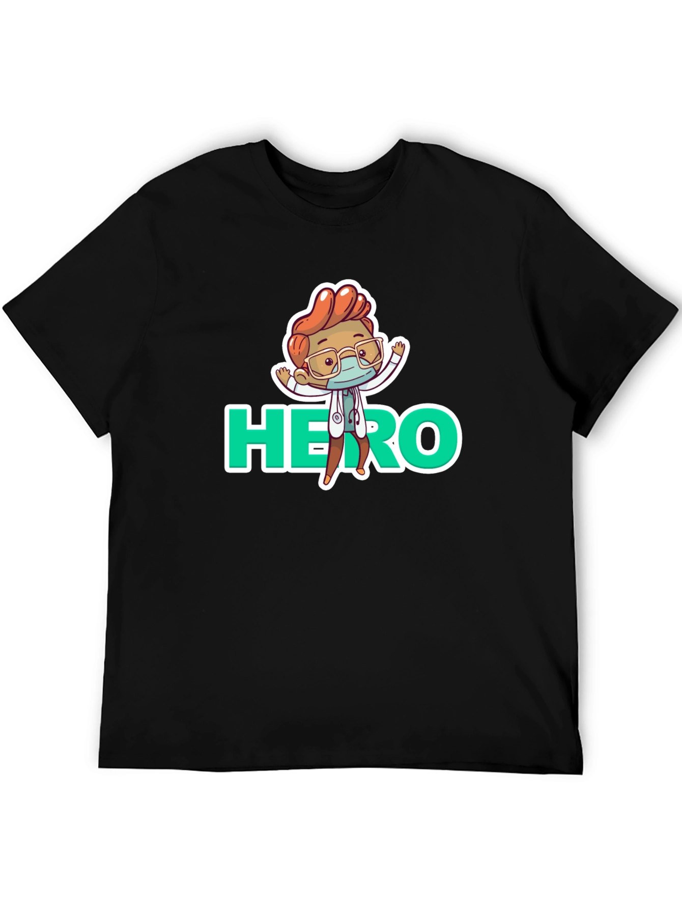 Hero Doctor T-Shirt - Cartoon Graphic Tee