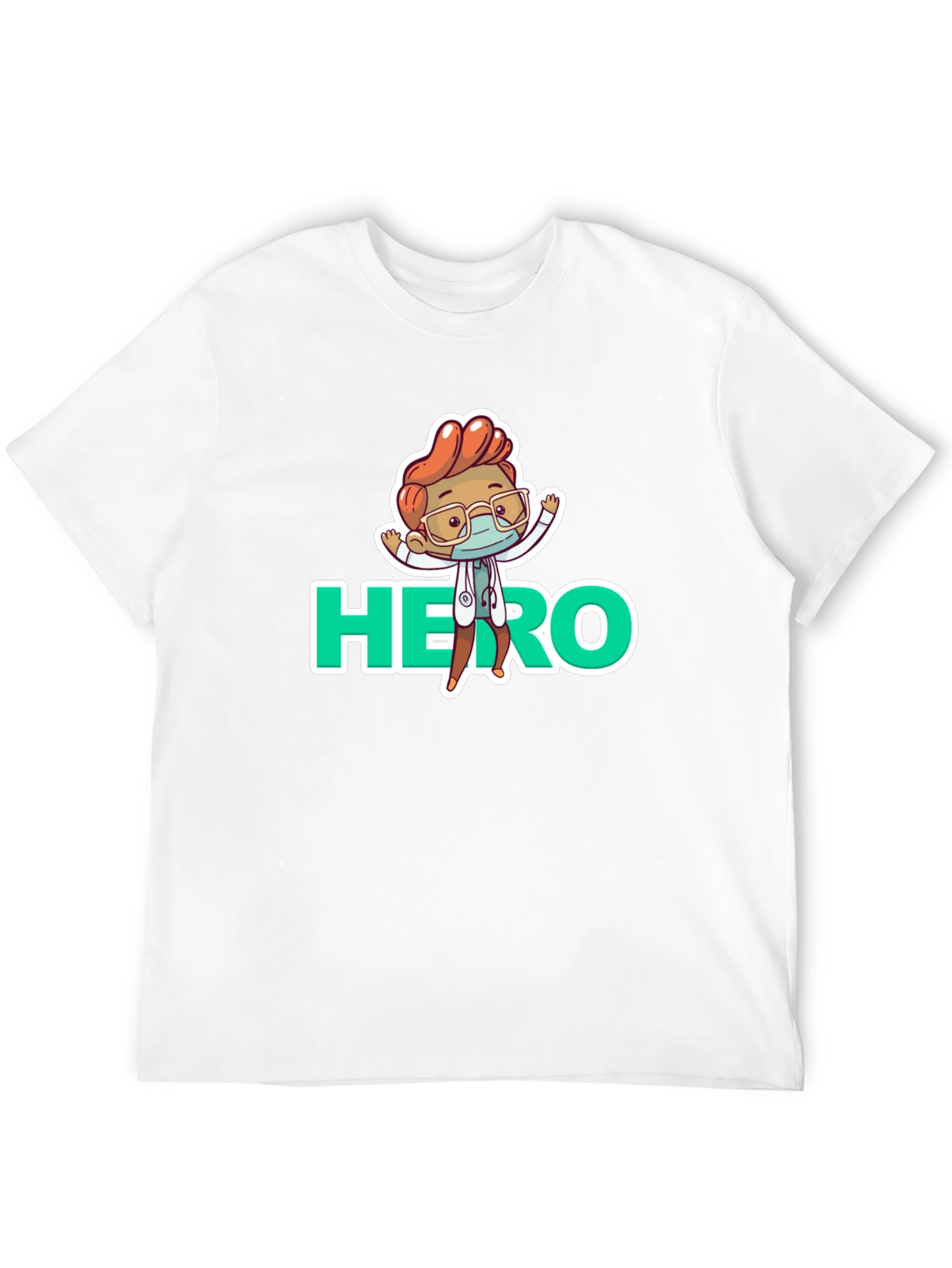 Hero Doctor T-Shirt - Cartoon Graphic Tee