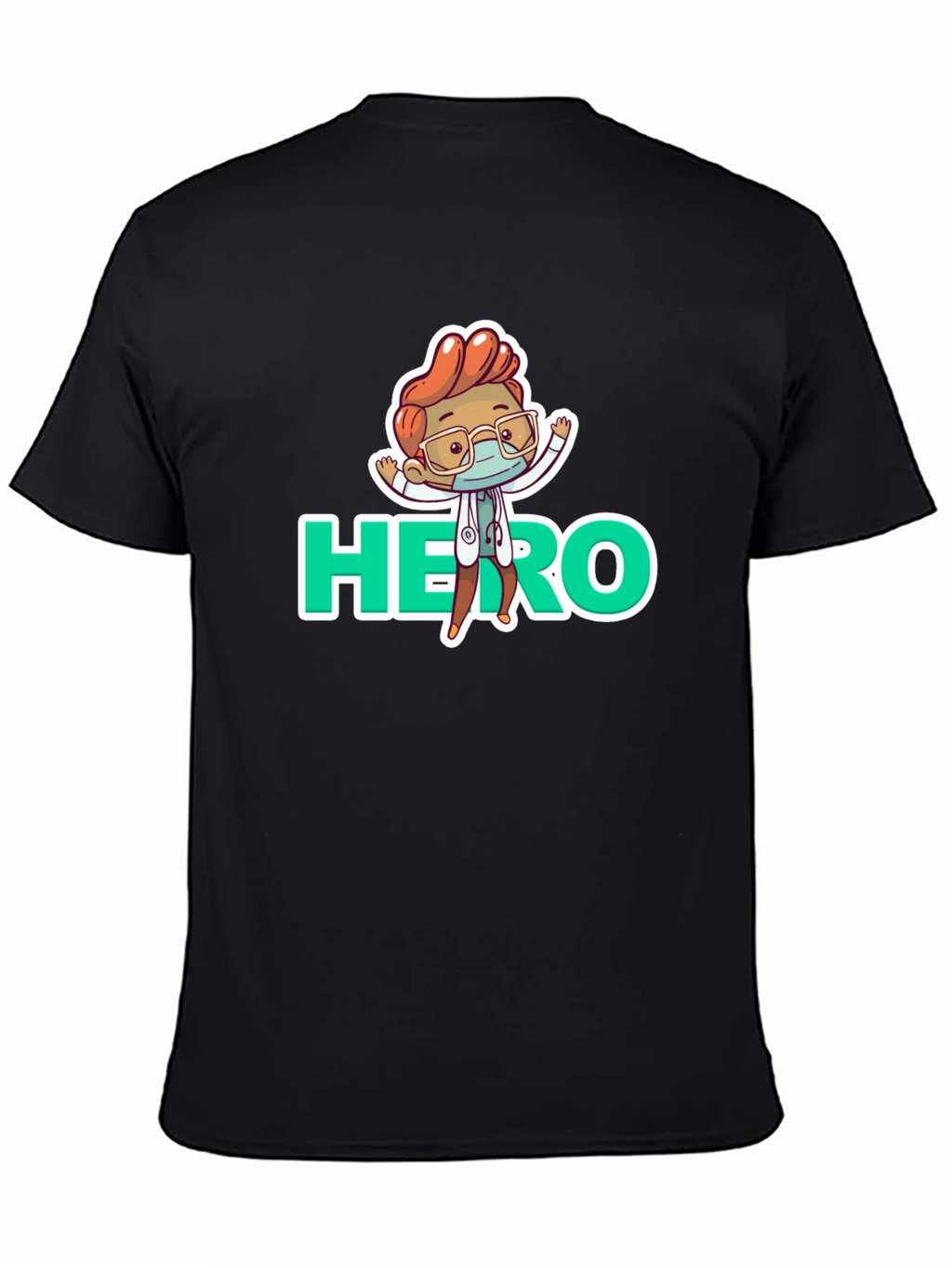Hero Doctor T-Shirt - Cartoon Graphic Tee