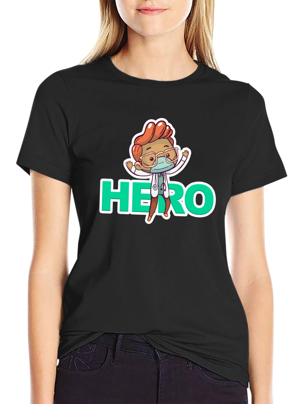 Hero Doctor T-Shirt - Cartoon Graphic Tee