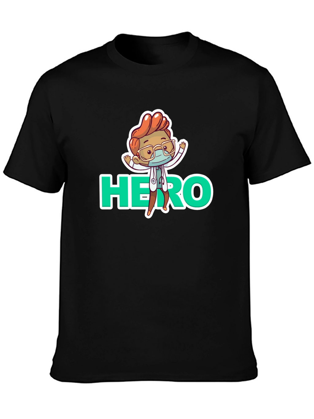 Hero Doctor T-Shirt - Cartoon Graphic Tee