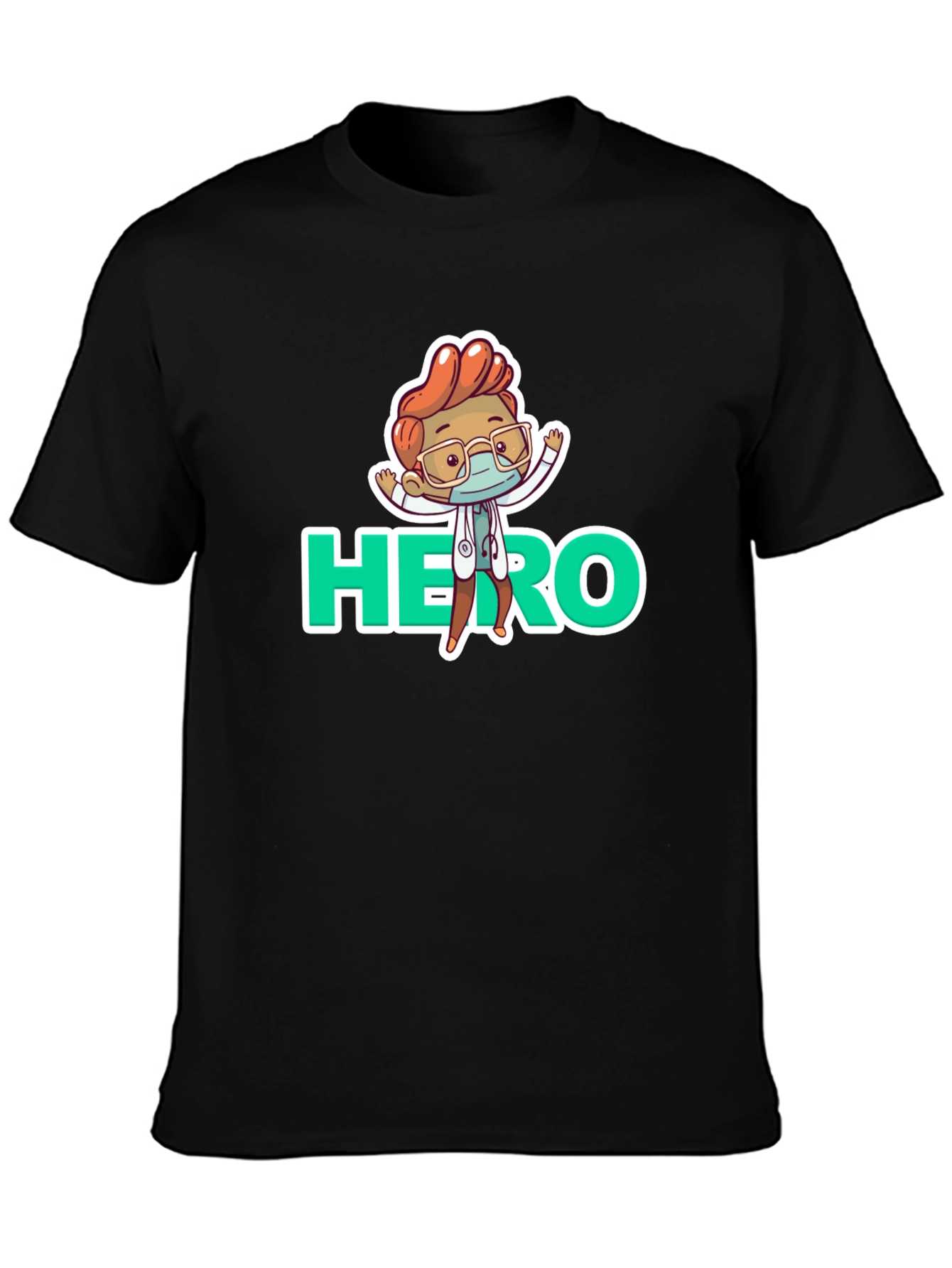 Hero Doctor T-Shirt - Cartoon Graphic Tee