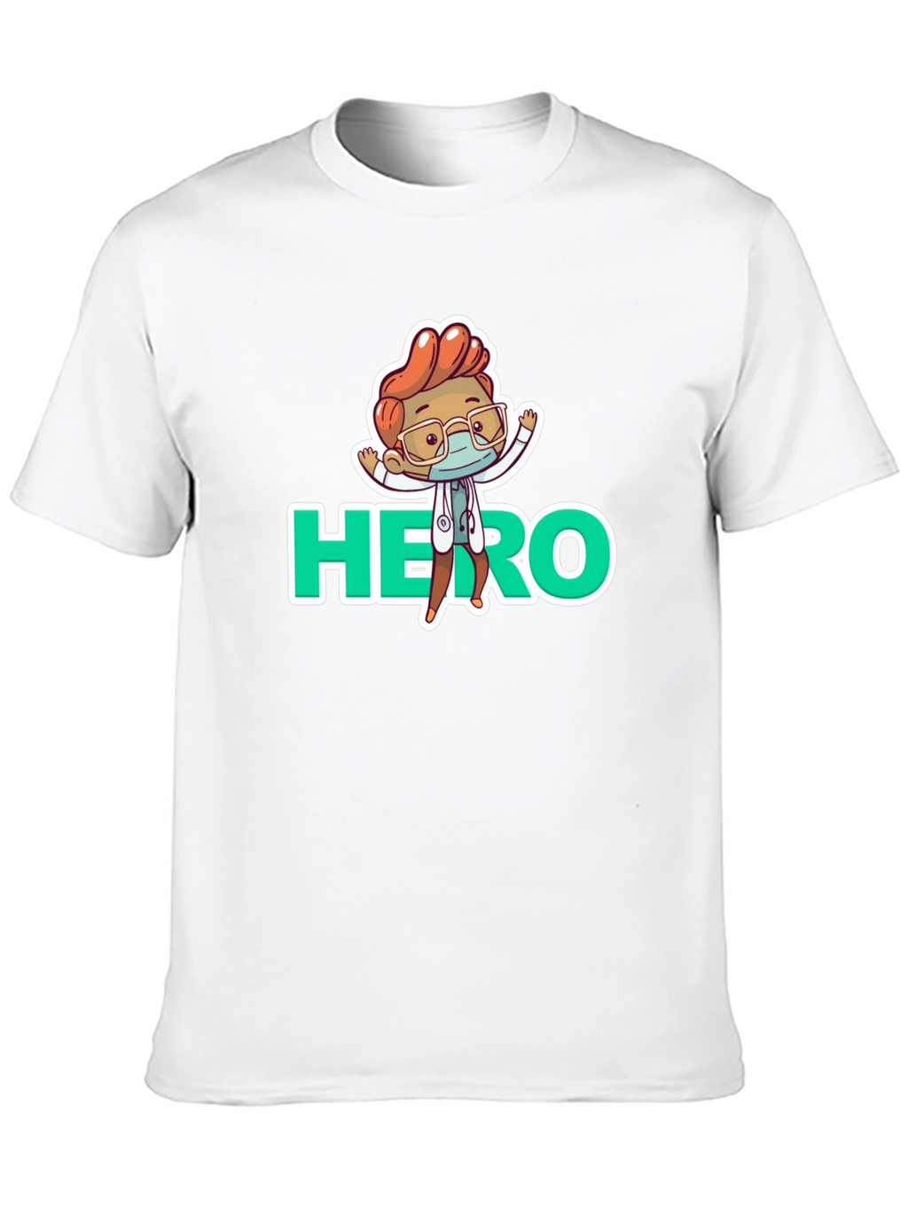 Hero Doctor T-Shirt - Cartoon Graphic Tee