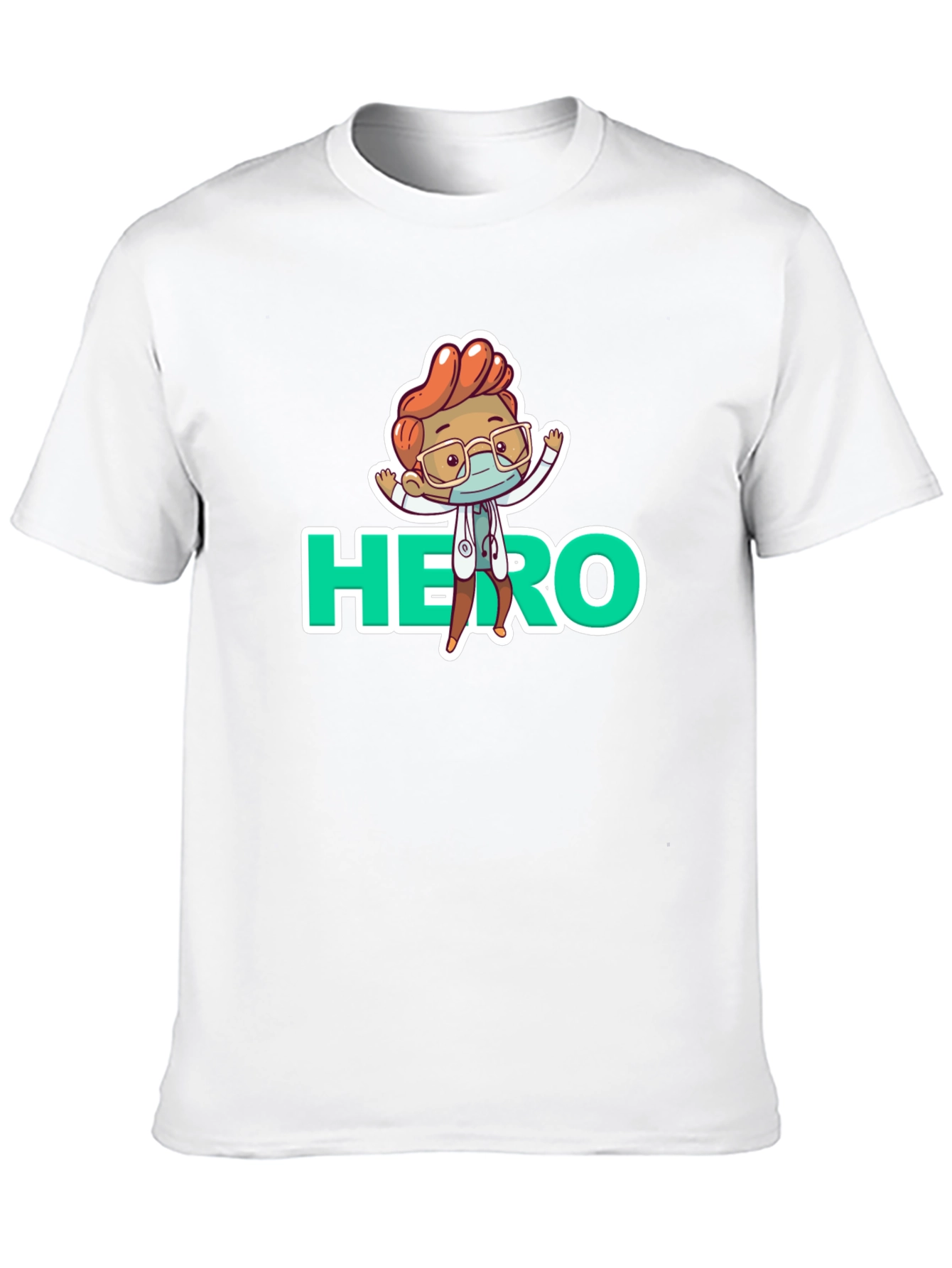 Hero Doctor T-Shirt - Cartoon Graphic Tee