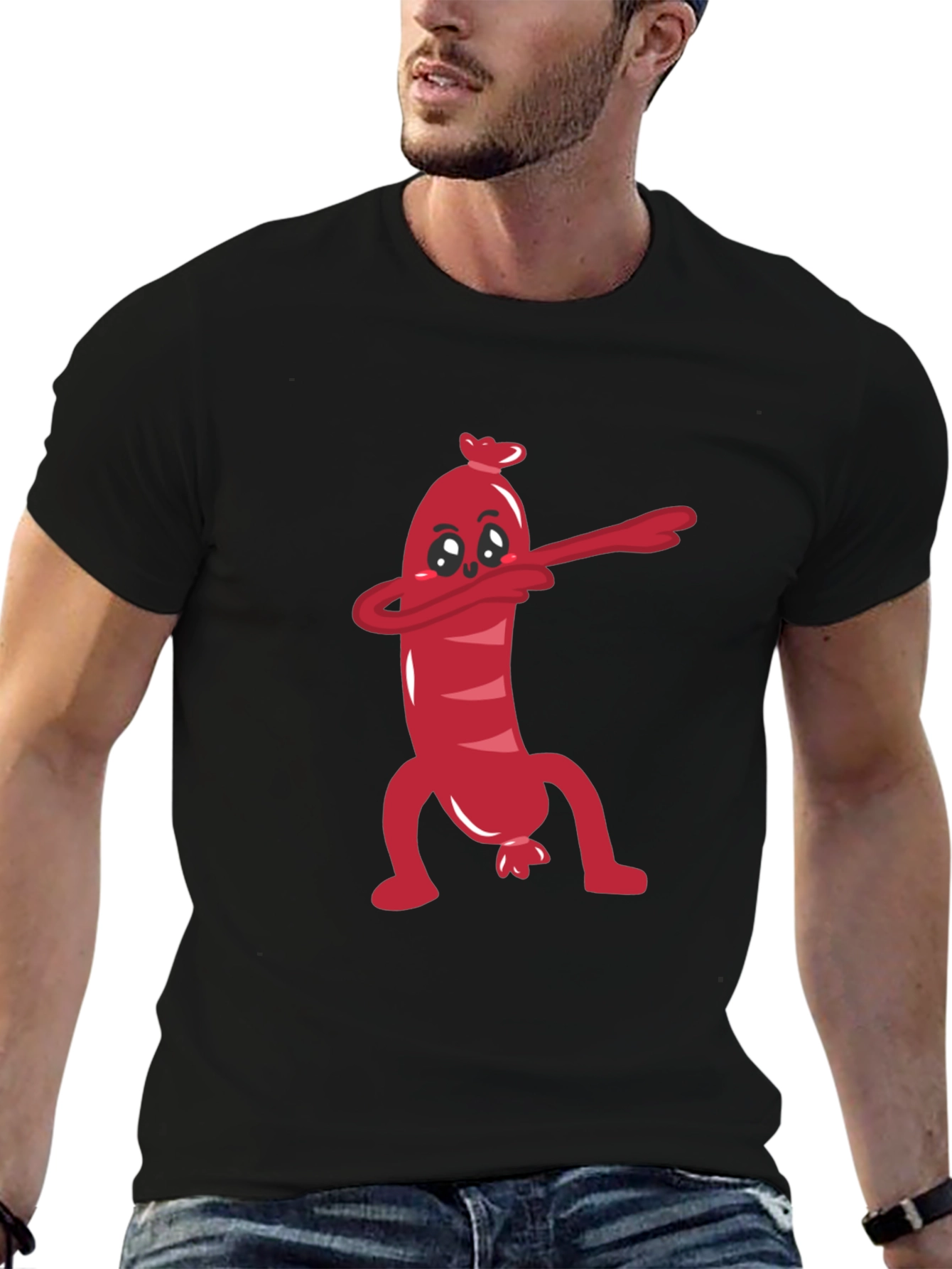 Funny Sausage Dab T-Shirt