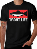 Trout Life T-Shirt - Angler Graphic Tee