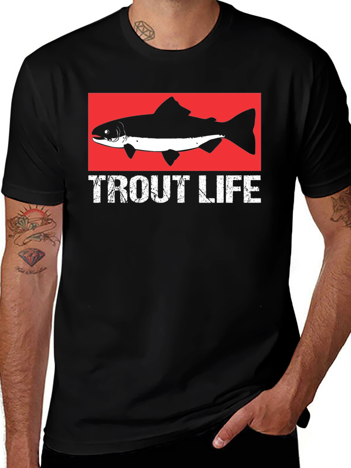 Trout Life T-Shirt - Angler Graphic Tee