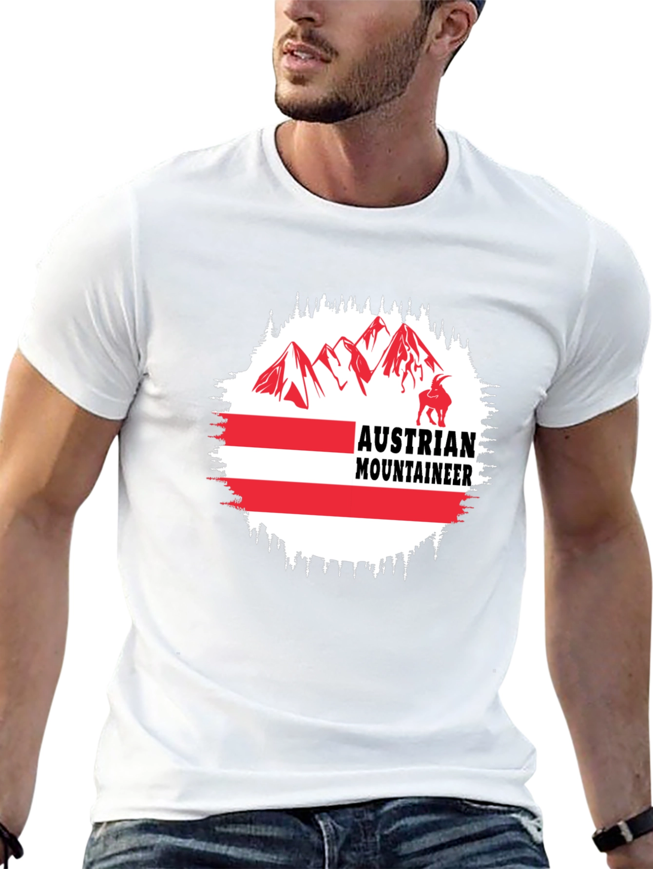 Austrian Mountaineer Graphic T-Shirt