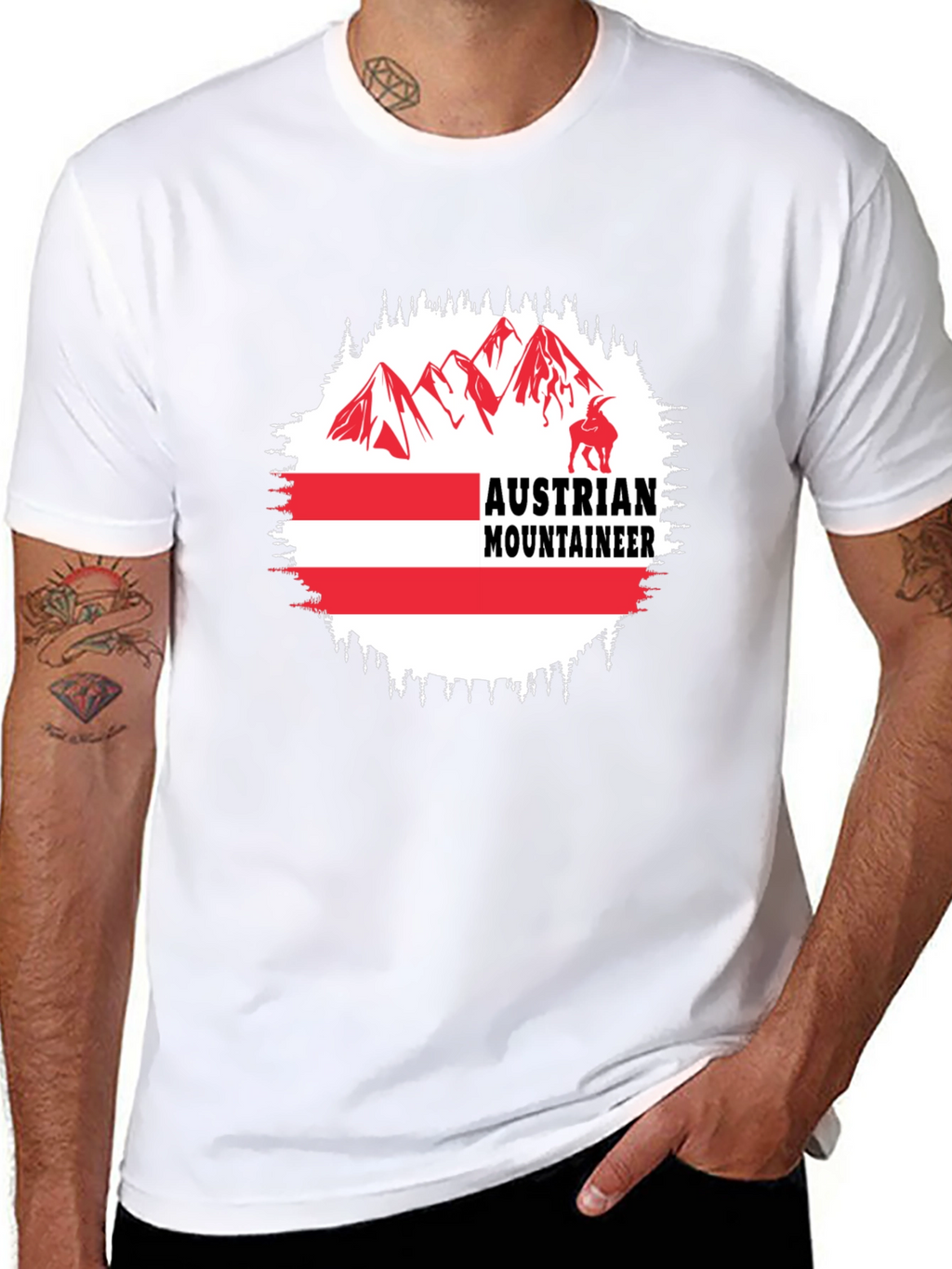 Austrian Mountaineer Graphic T-Shirt