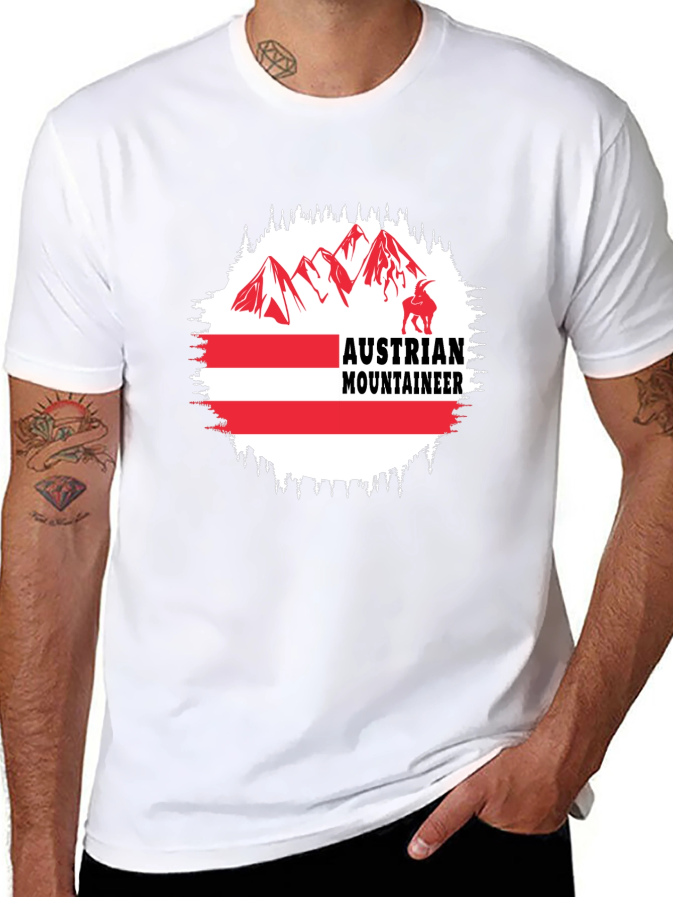 Austrian Mountaineer Graphic T-Shirt