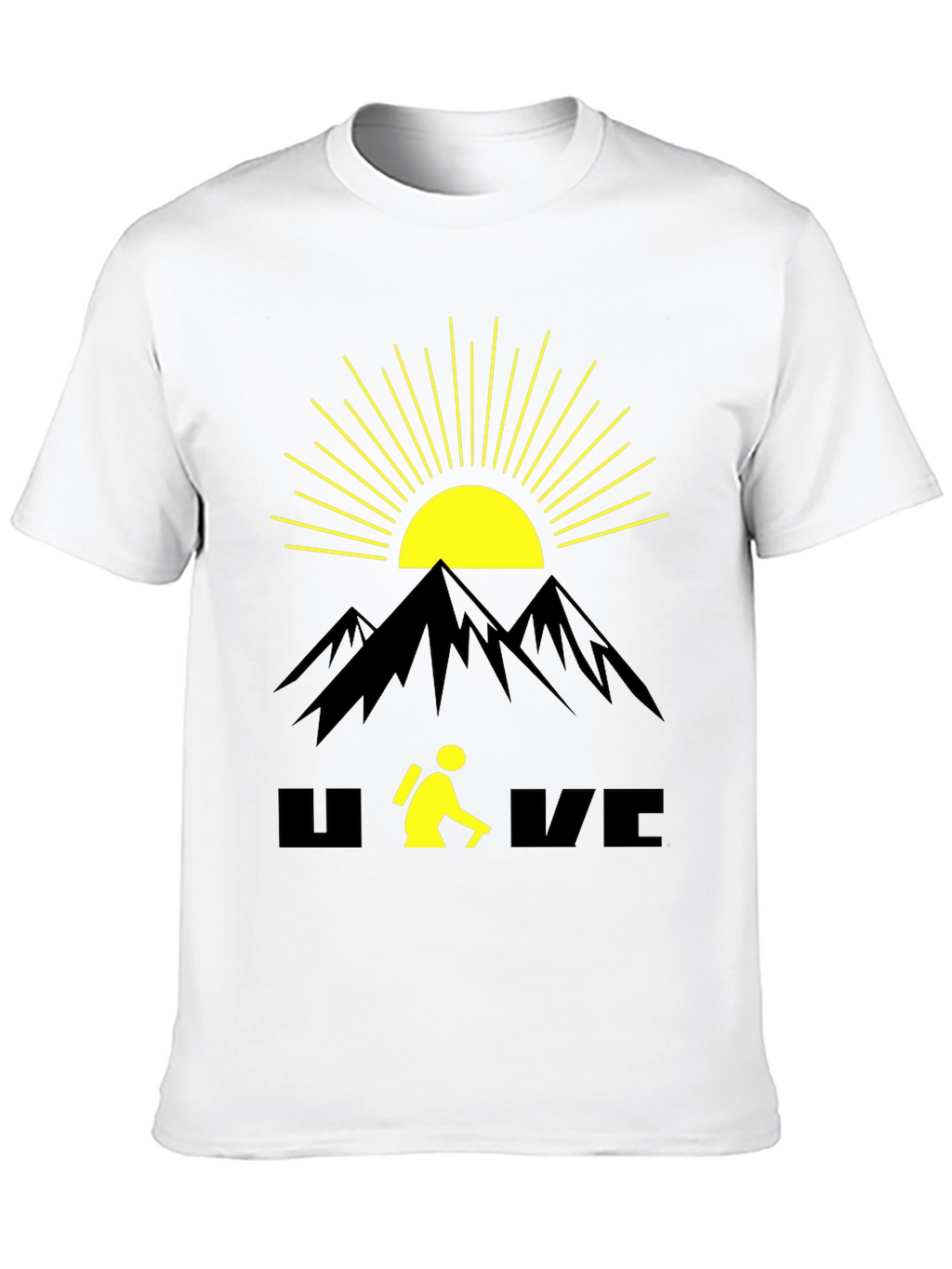 Outdoor Adventure T-Shirt - Mountain Hiking Design