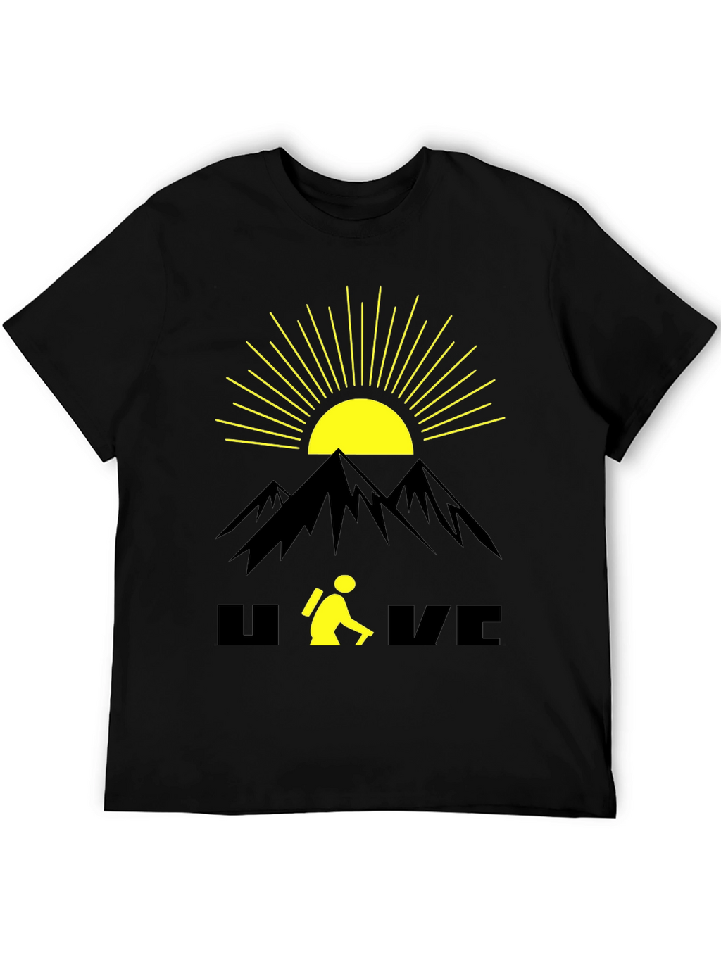 Outdoor Adventure T-Shirt - Mountain Hiking Design