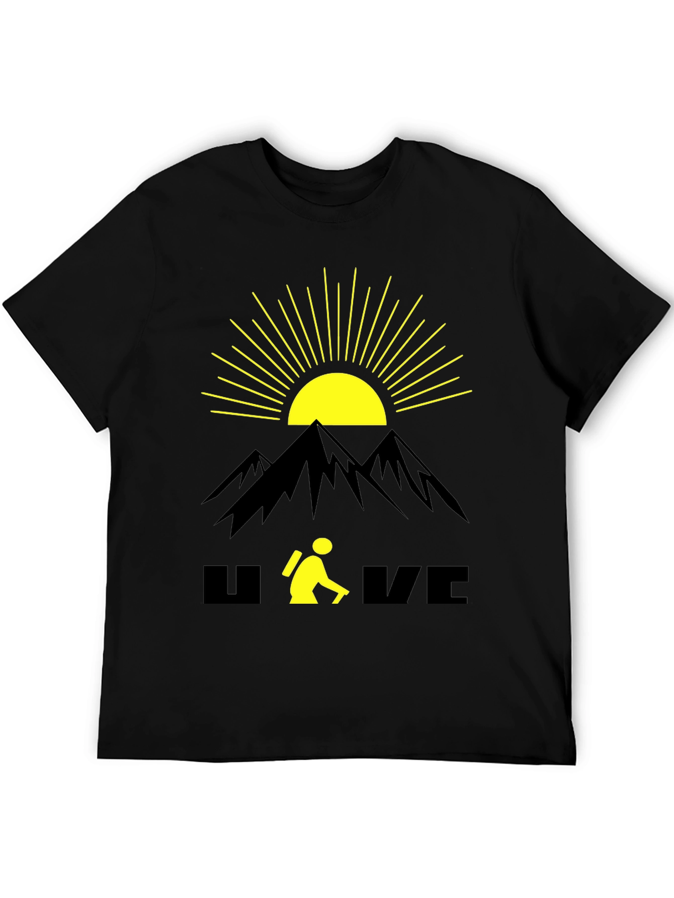 Outdoor Adventure T-Shirt - Mountain Hiking Design