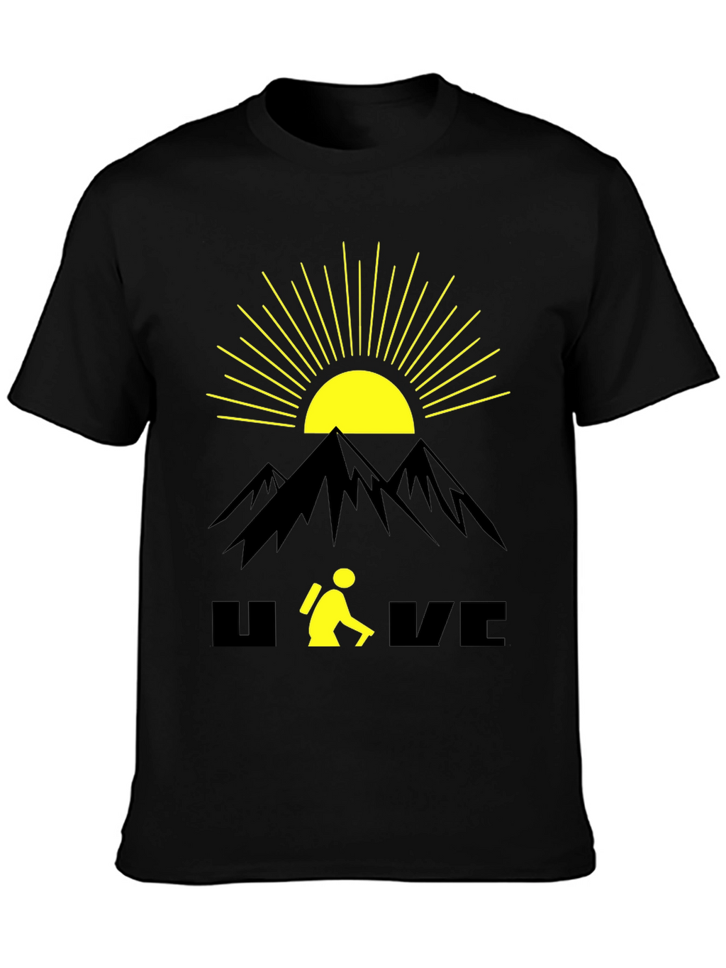 Outdoor Adventure T-Shirt - Mountain Hiking Design