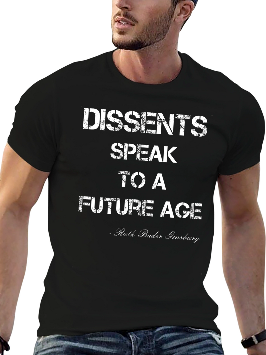 Dissent Speaks T-Shirt Ruth Bader Ginsburg Quote
