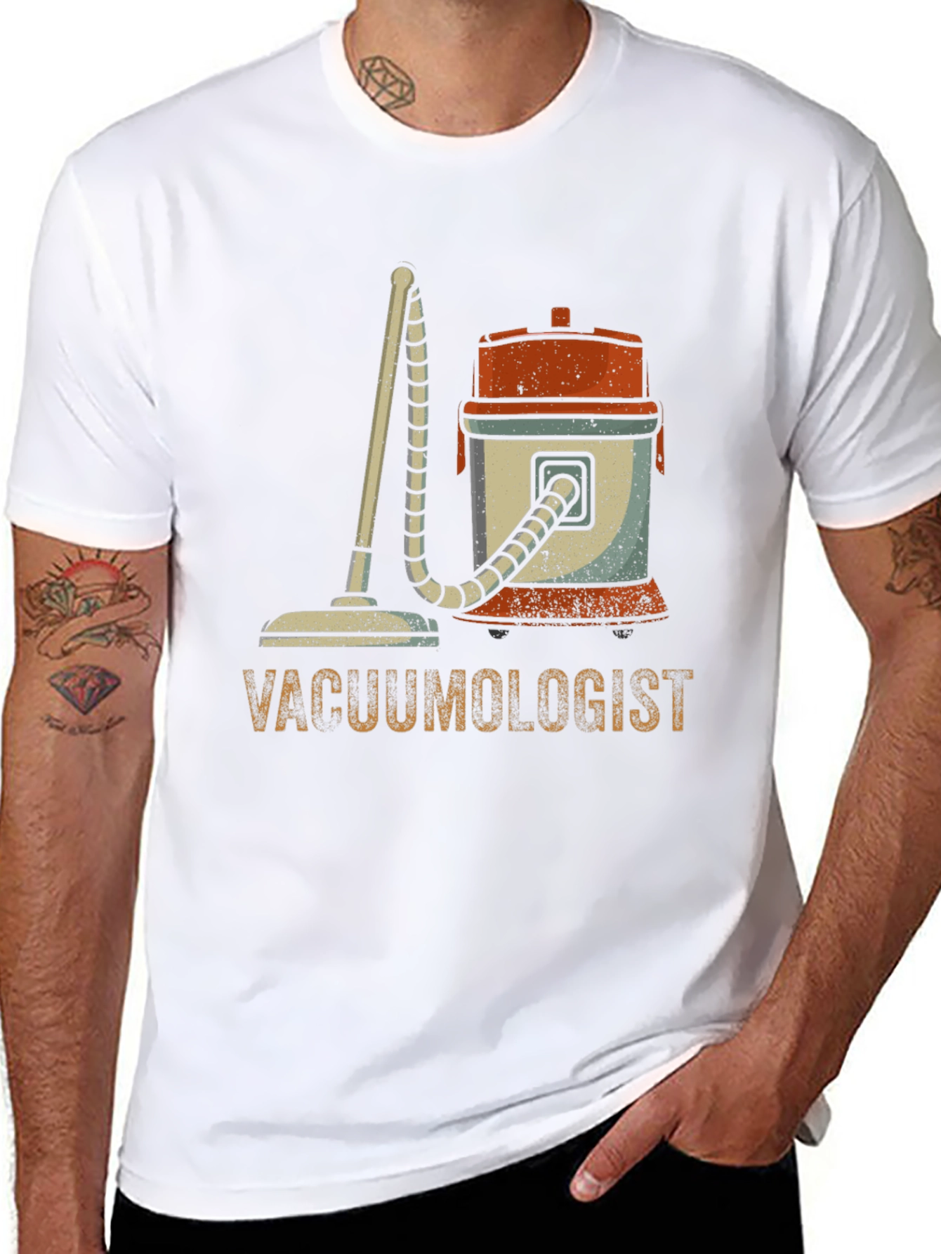 Vacuumologist Graphic T-Shirt - Novelty Cleaning Humor Tee