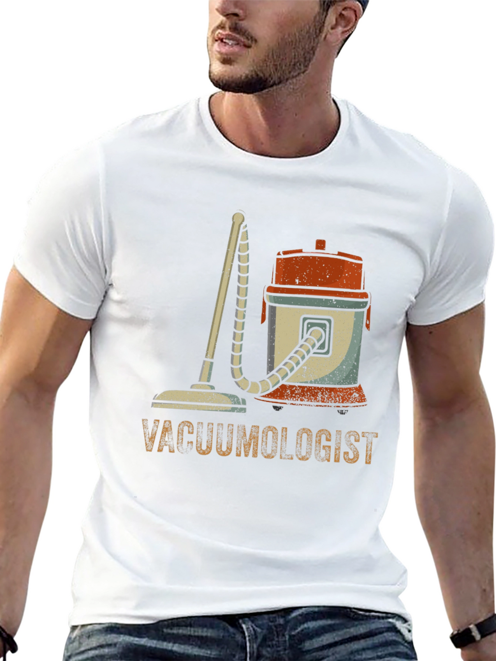 Vacuumologist Graphic T-Shirt - Novelty Cleaning Humor Tee