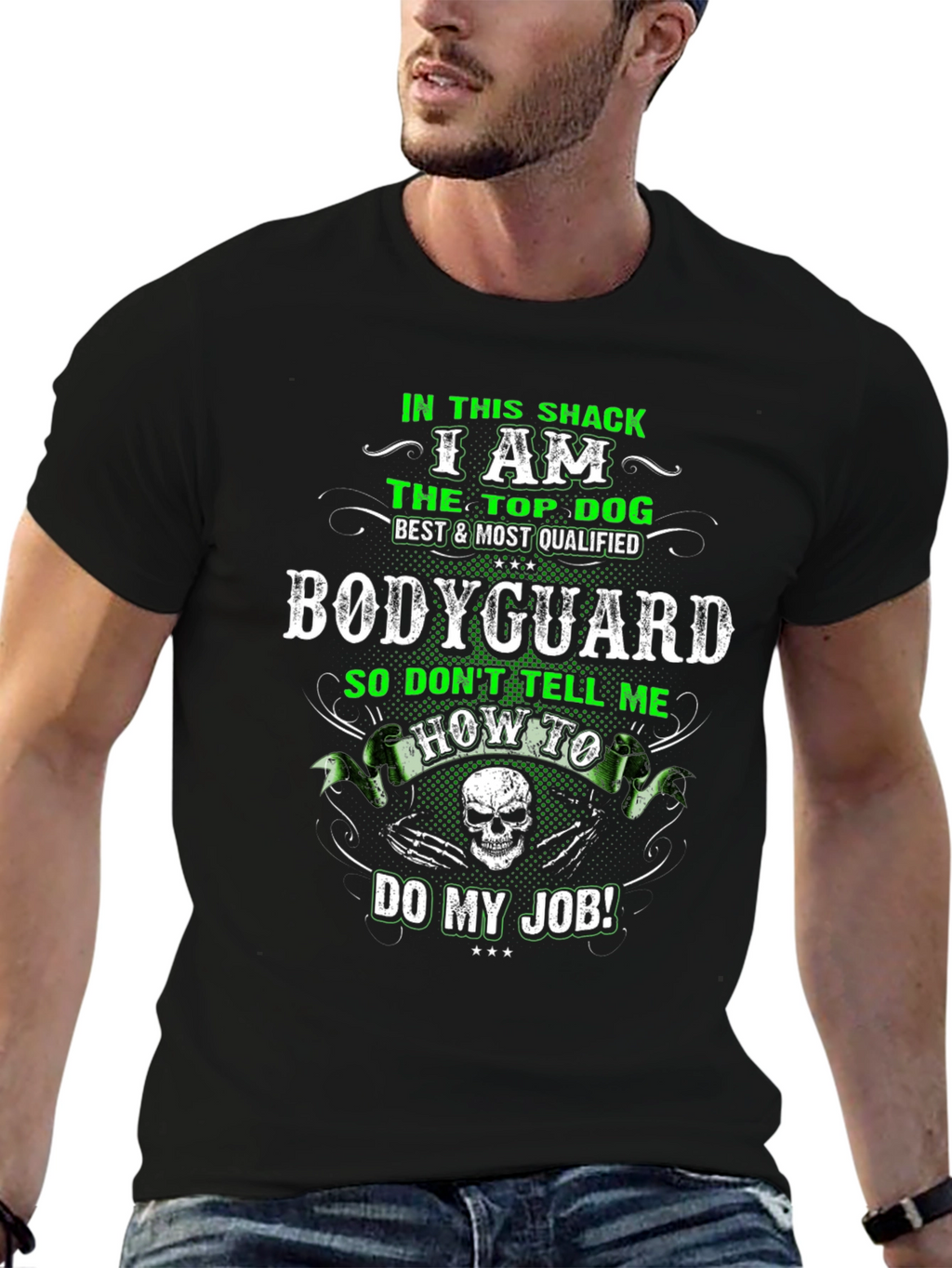 Bodyguard Top Dog Mens Graphic Tee