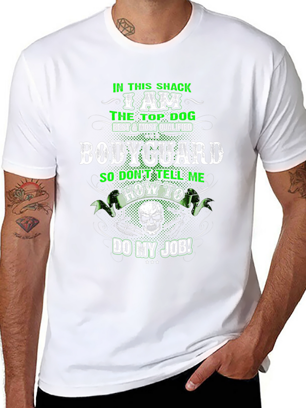 Bodyguard Top Dog Mens Graphic Tee