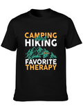 Camping & Hiking Therapy Graphic Tee