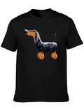 Dachshund Dog T-Shirt - Quirky Cartoon Design