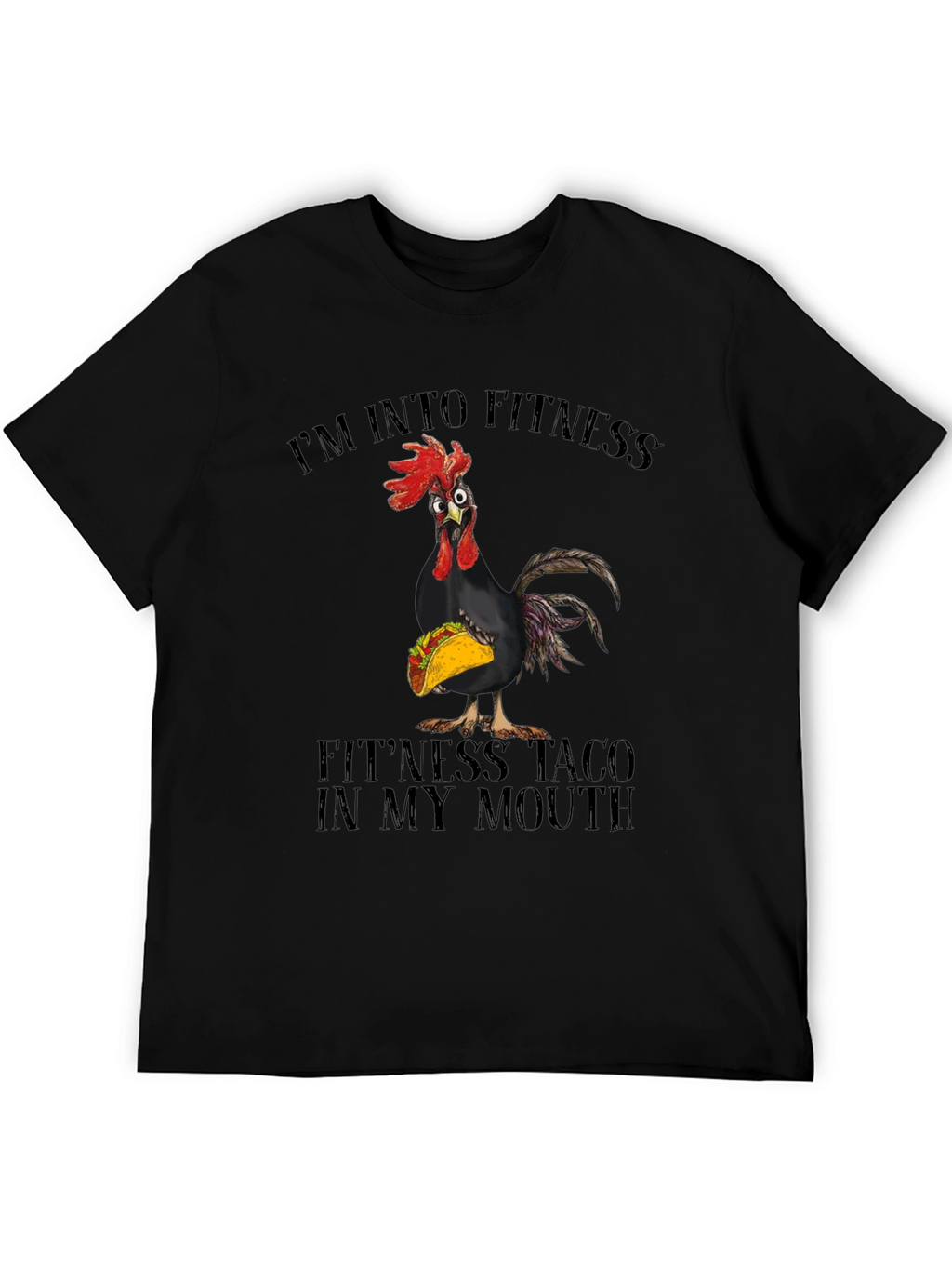 Fitness Taco Chicken Graphic Tee