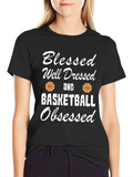 Blessed Basketball Obsessed Graphic Tee