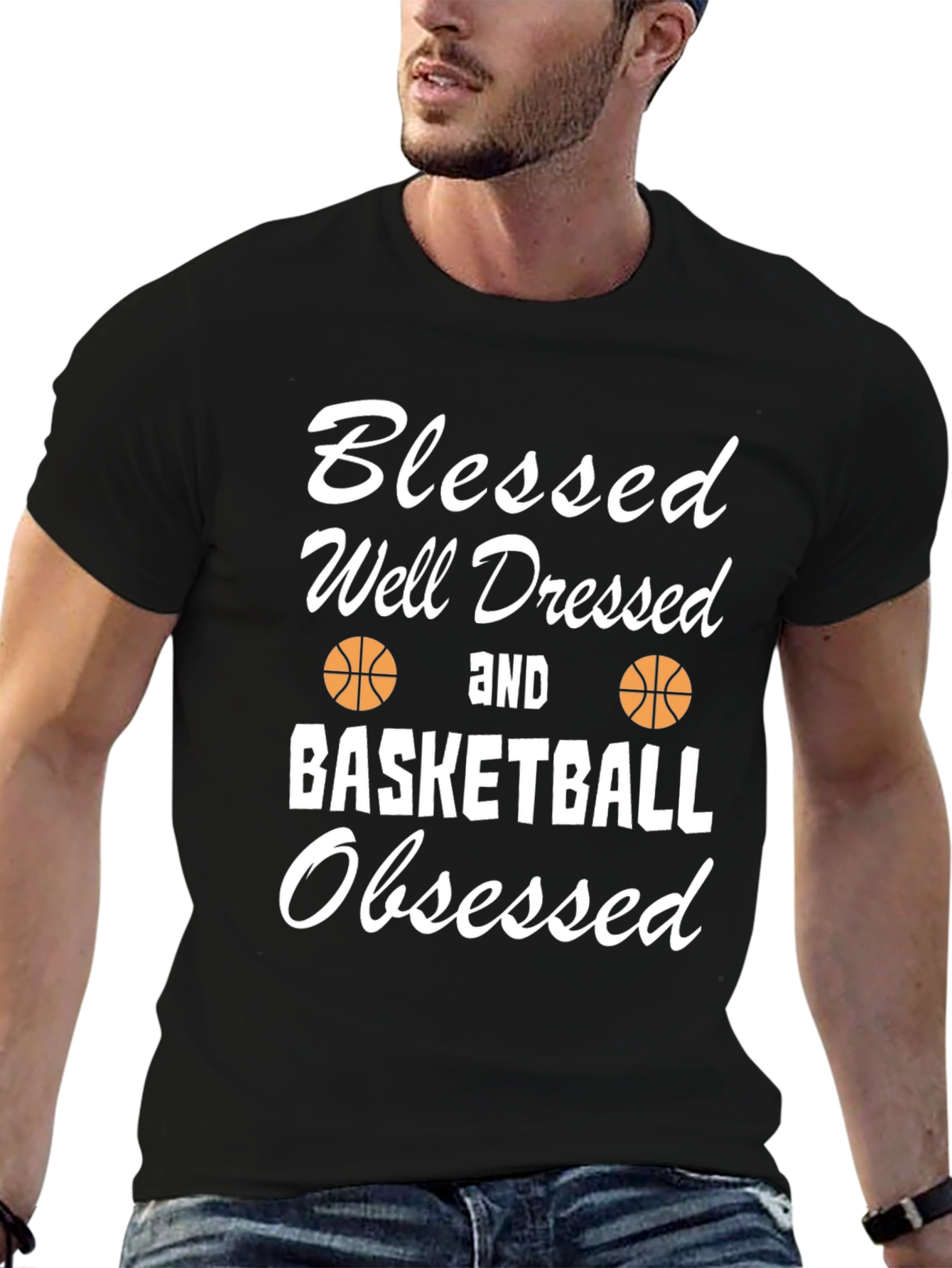 Blessed Basketball Obsessed Graphic Tee