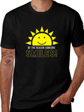 Be the Reason Someone Smiles Black T-Shirt