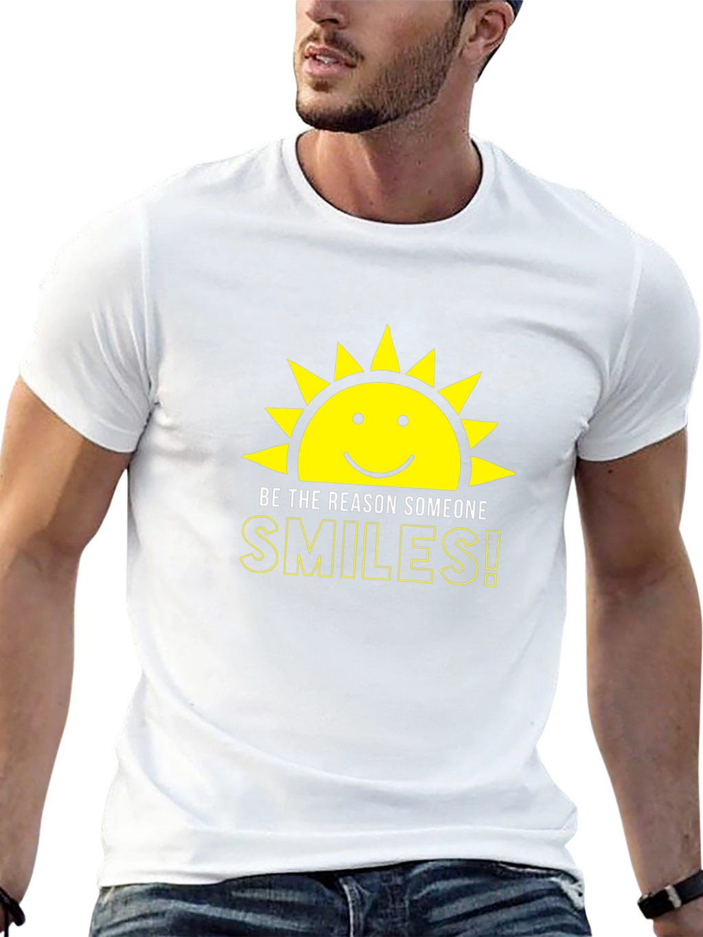 Be the Reason Someone Smiles Black T-Shirt