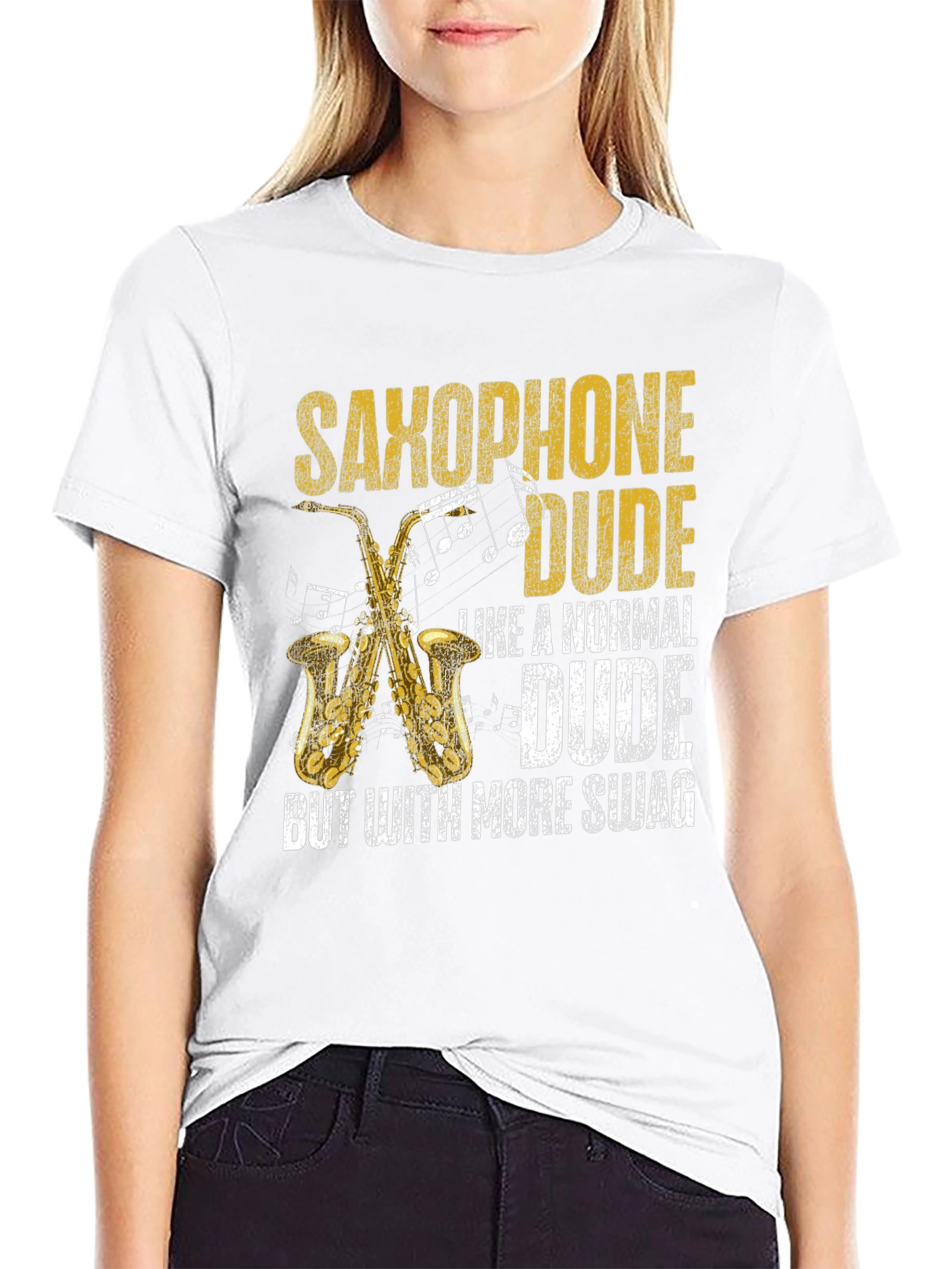 Saxophone Dude Swag T-Shirt