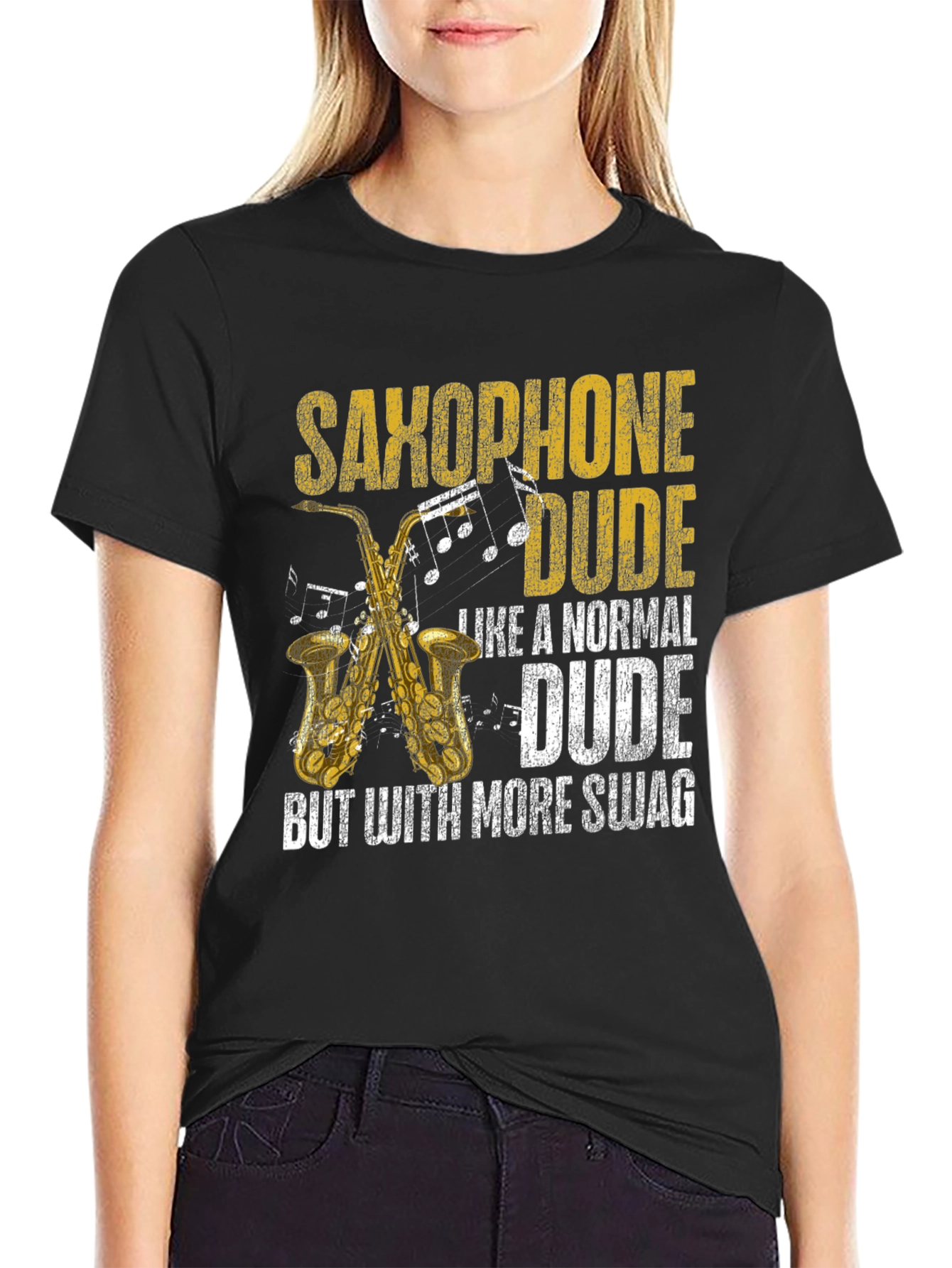 Saxophone Dude Swag T-Shirt