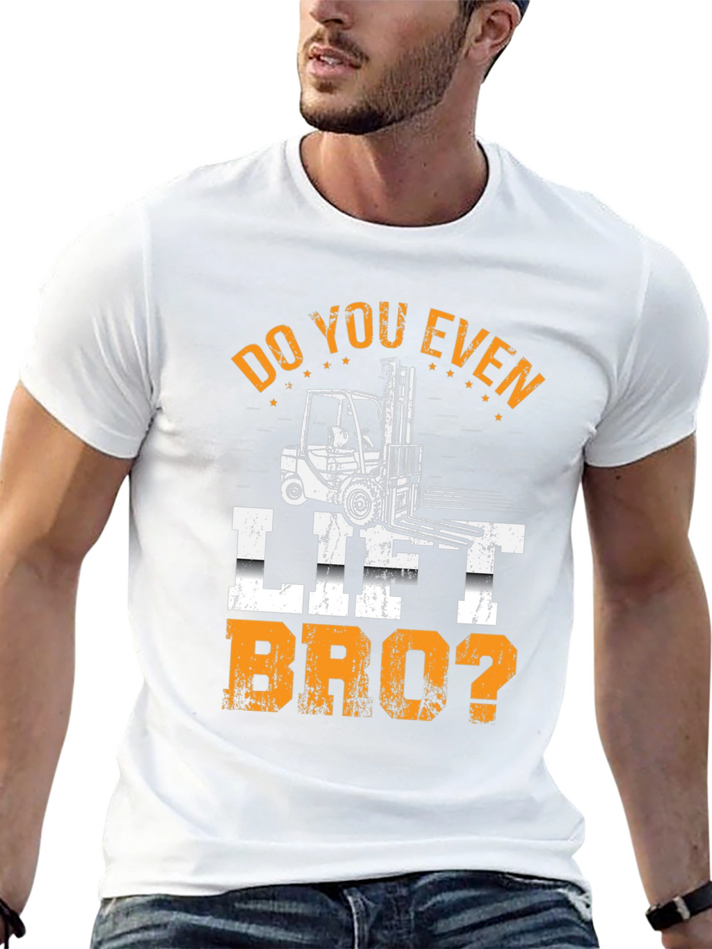 Do You Even Lift Bro? Forklift T-Shirt