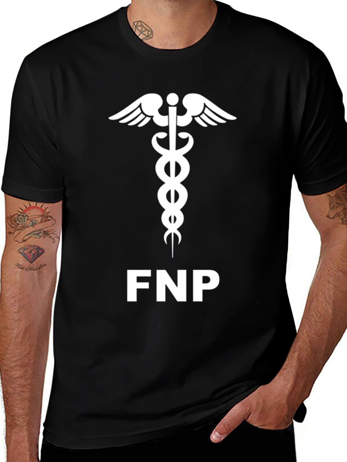 FNP Caduceus Black T-Shirt