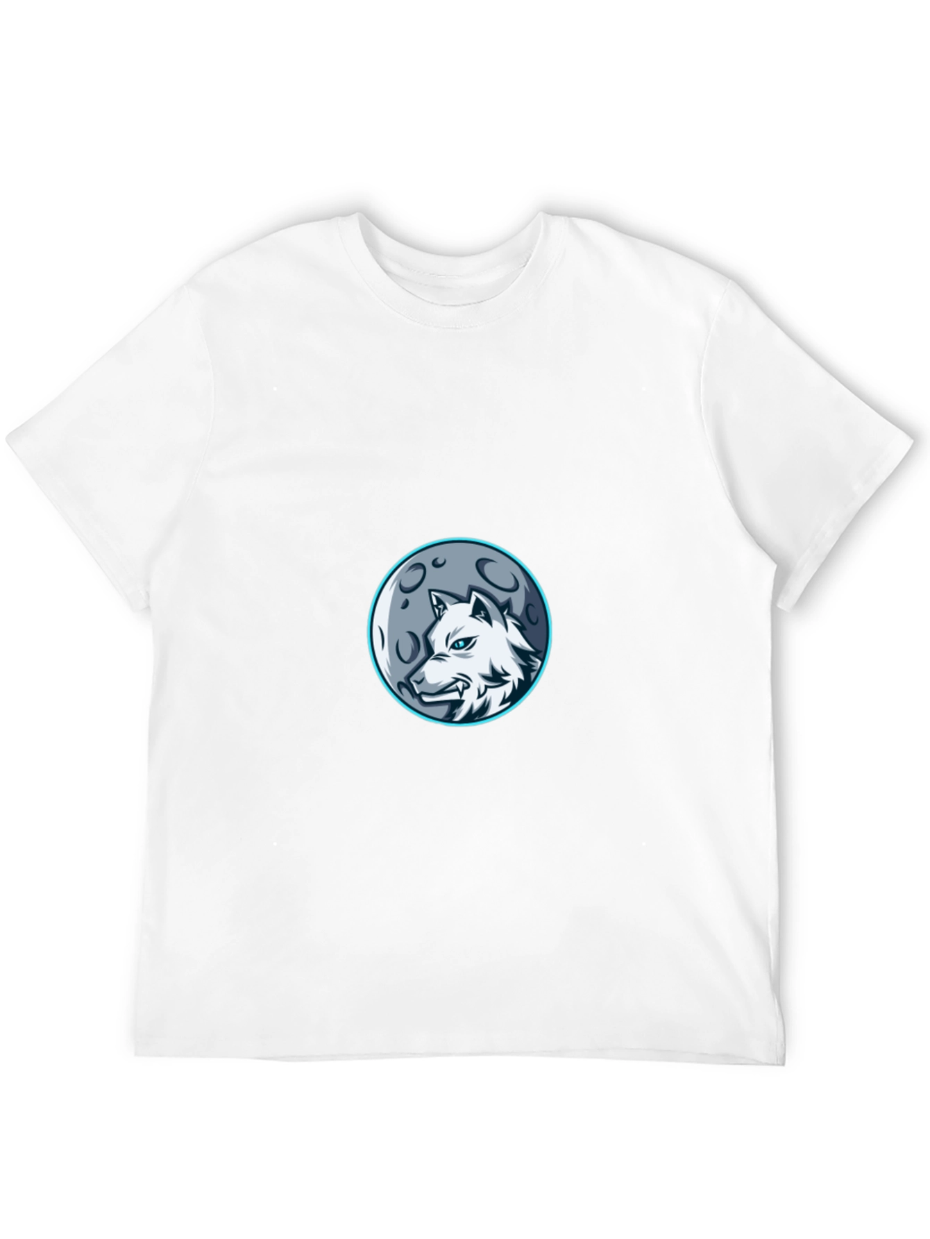Wolf Moon Graphic Tee - Stylish Black T-Shirt