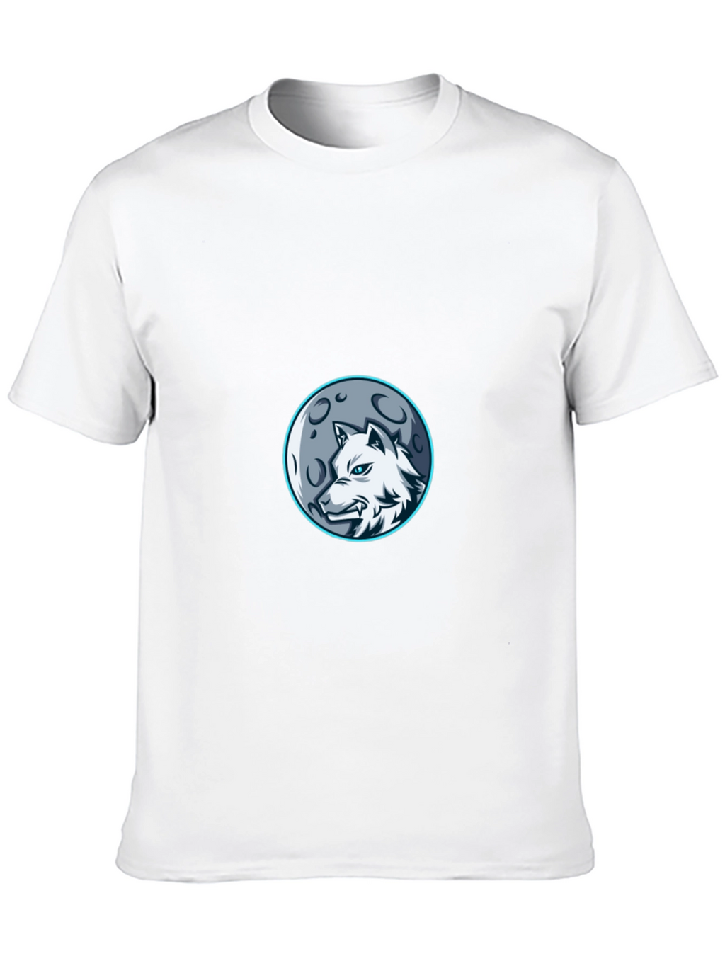 Wolf Moon Graphic Tee - Stylish Black T-Shirt