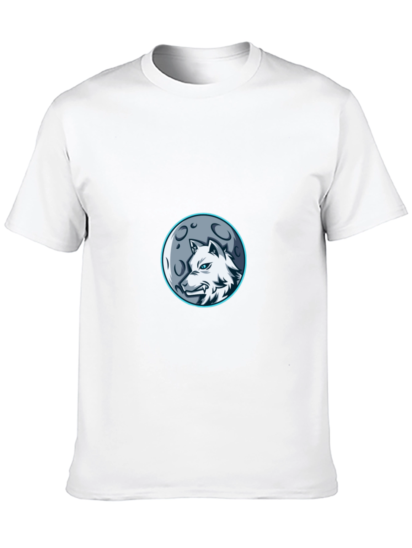 Wolf Moon Graphic Tee - Stylish Black T-Shirt