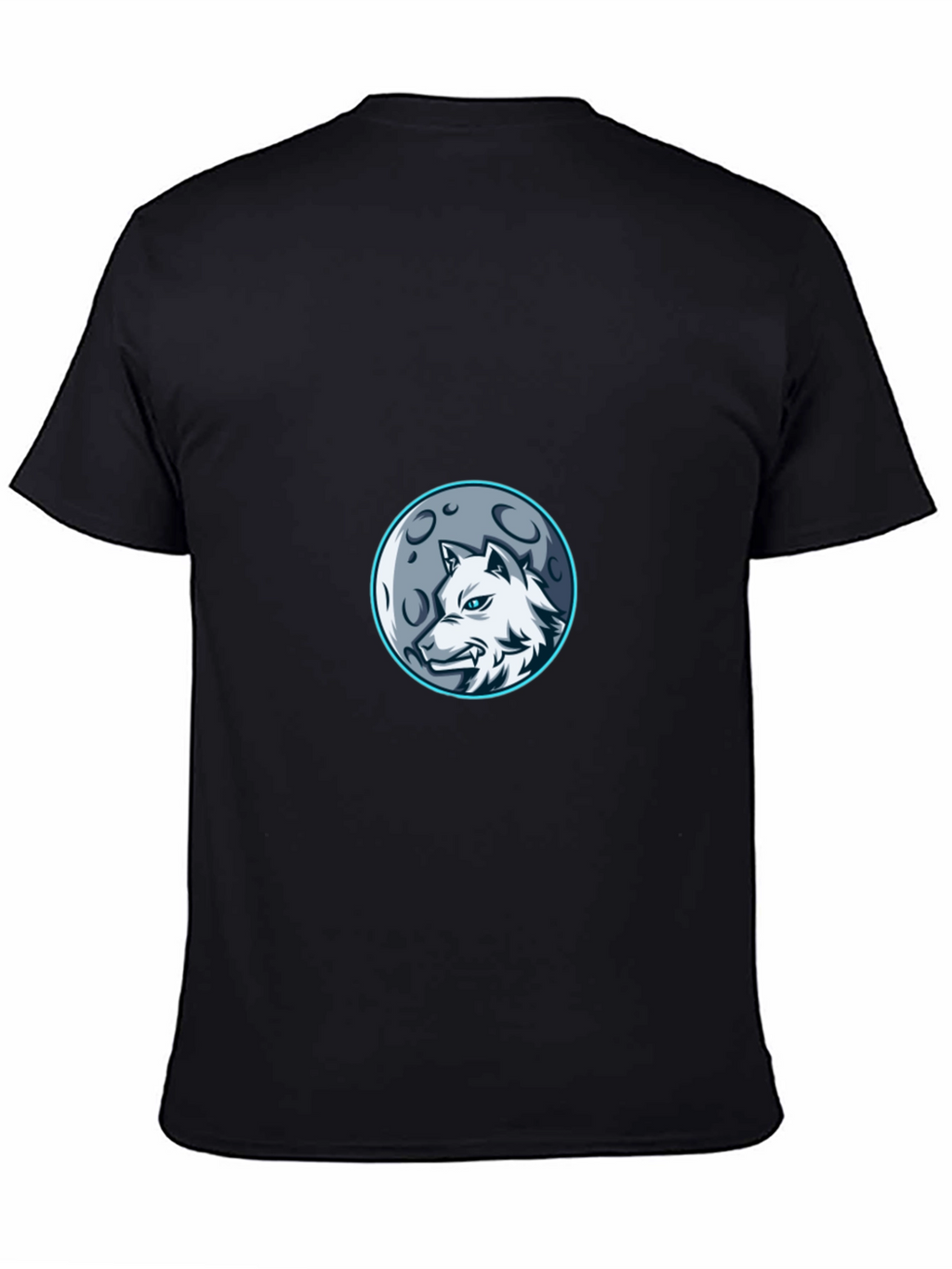 Wolf Moon Graphic Tee - Stylish Black T-Shirt