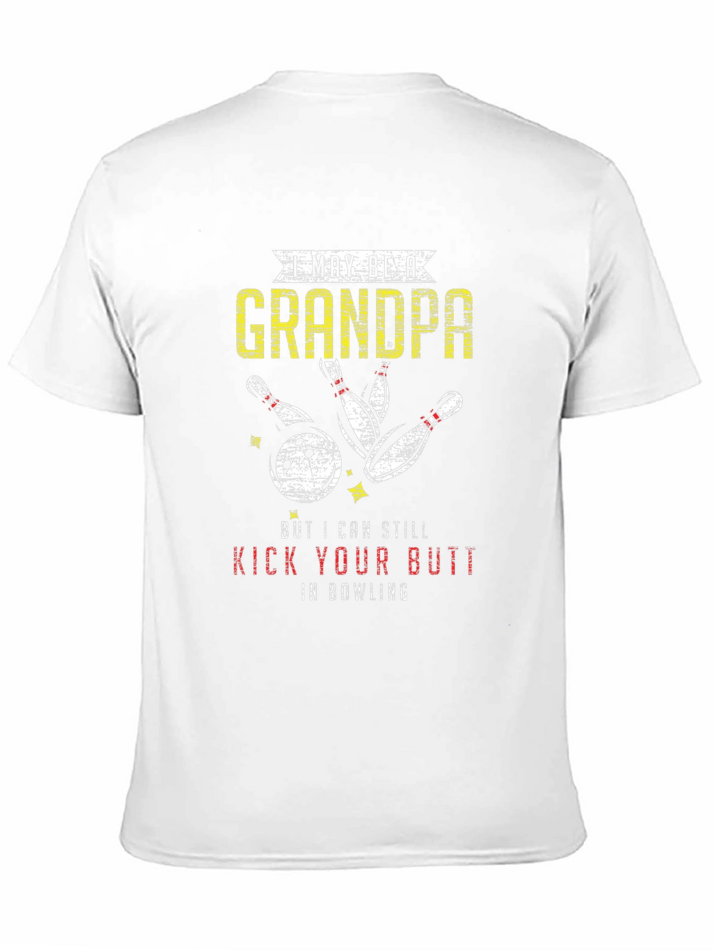 Grandpa Bowling T-Shirt Funny Bowler Gift