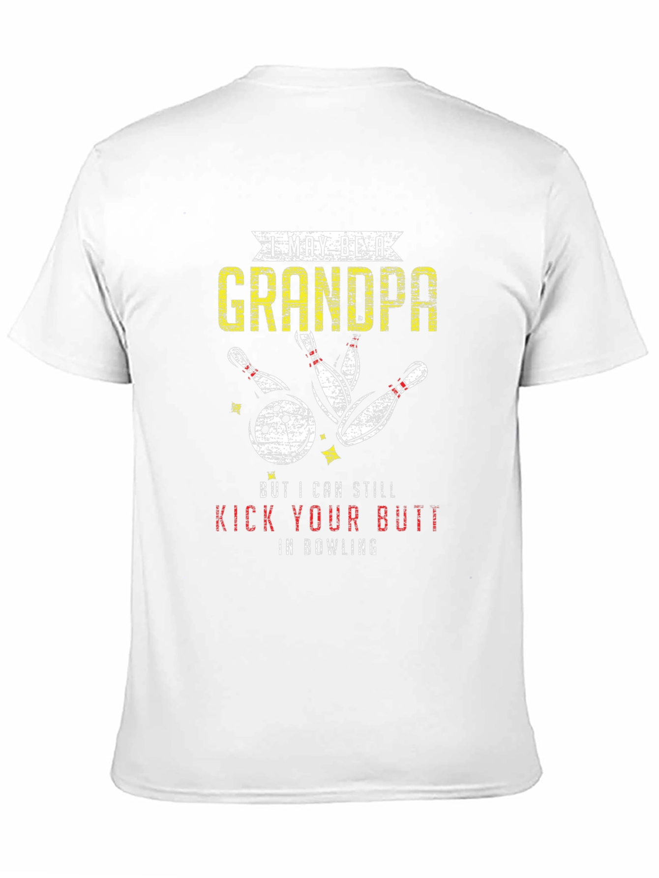 Grandpa Bowling T-Shirt Funny Bowler Gift