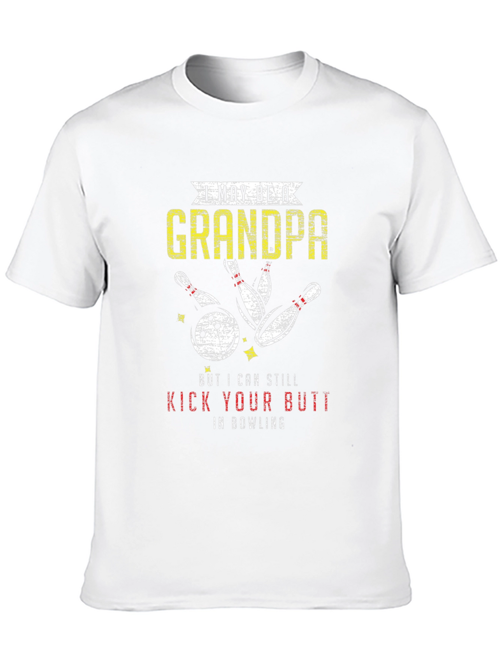 Grandpa Bowling T-Shirt Funny Bowler Gift