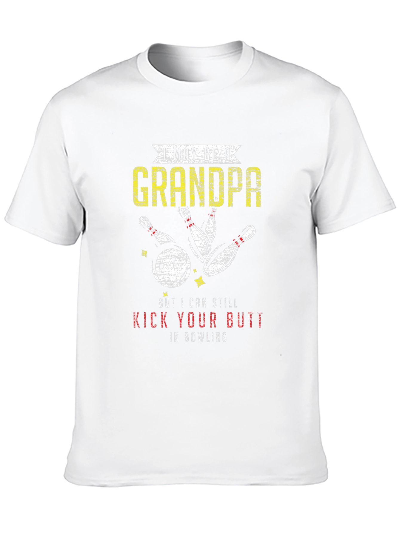 Grandpa Bowling T-Shirt Funny Bowler Gift