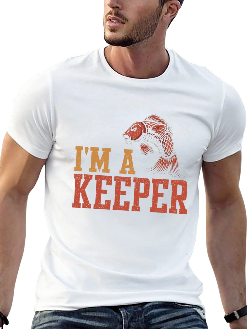 Im a Keeper Koi Fish Graphic Tee