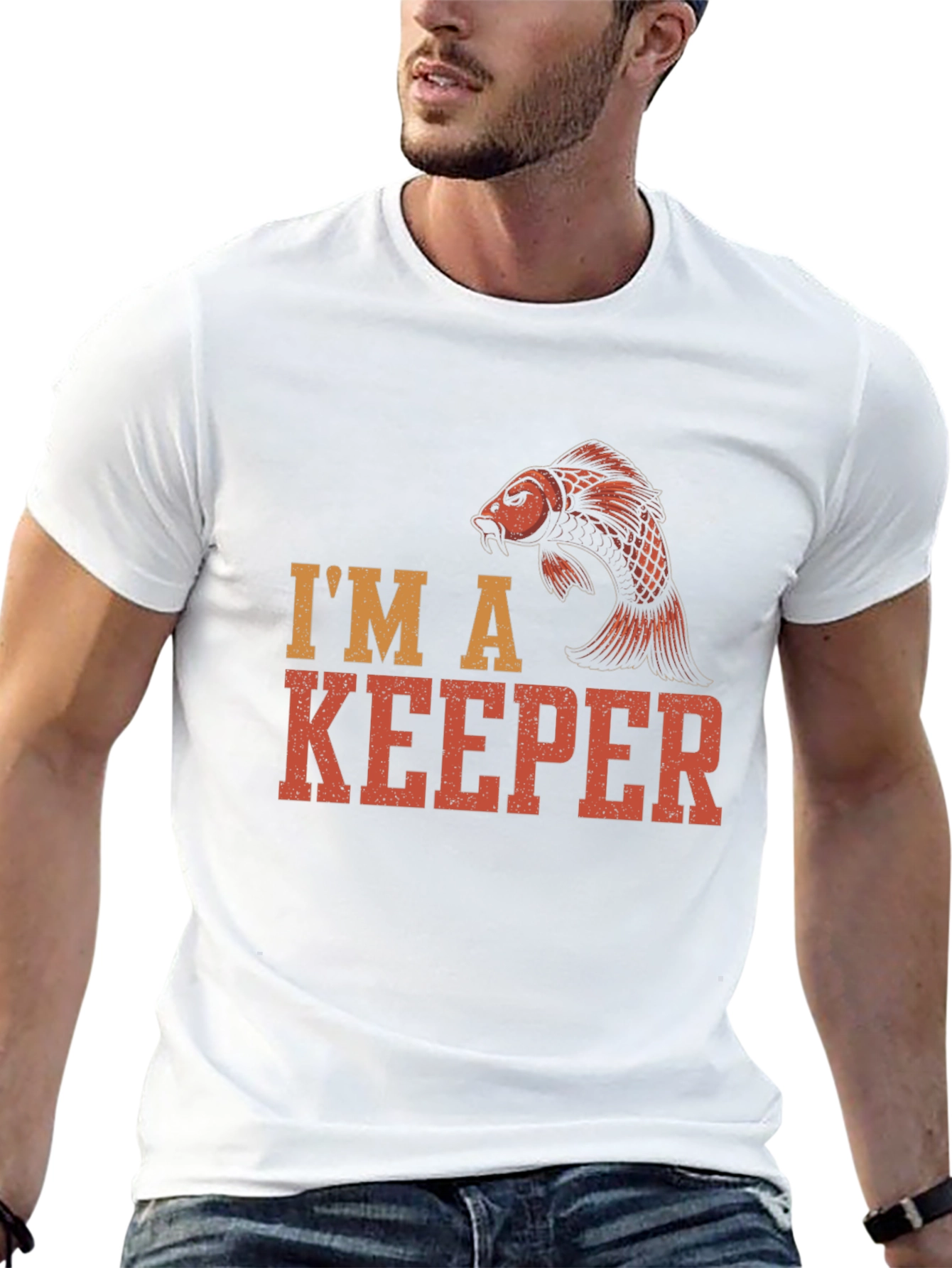 Im a Keeper Koi Fish Graphic Tee
